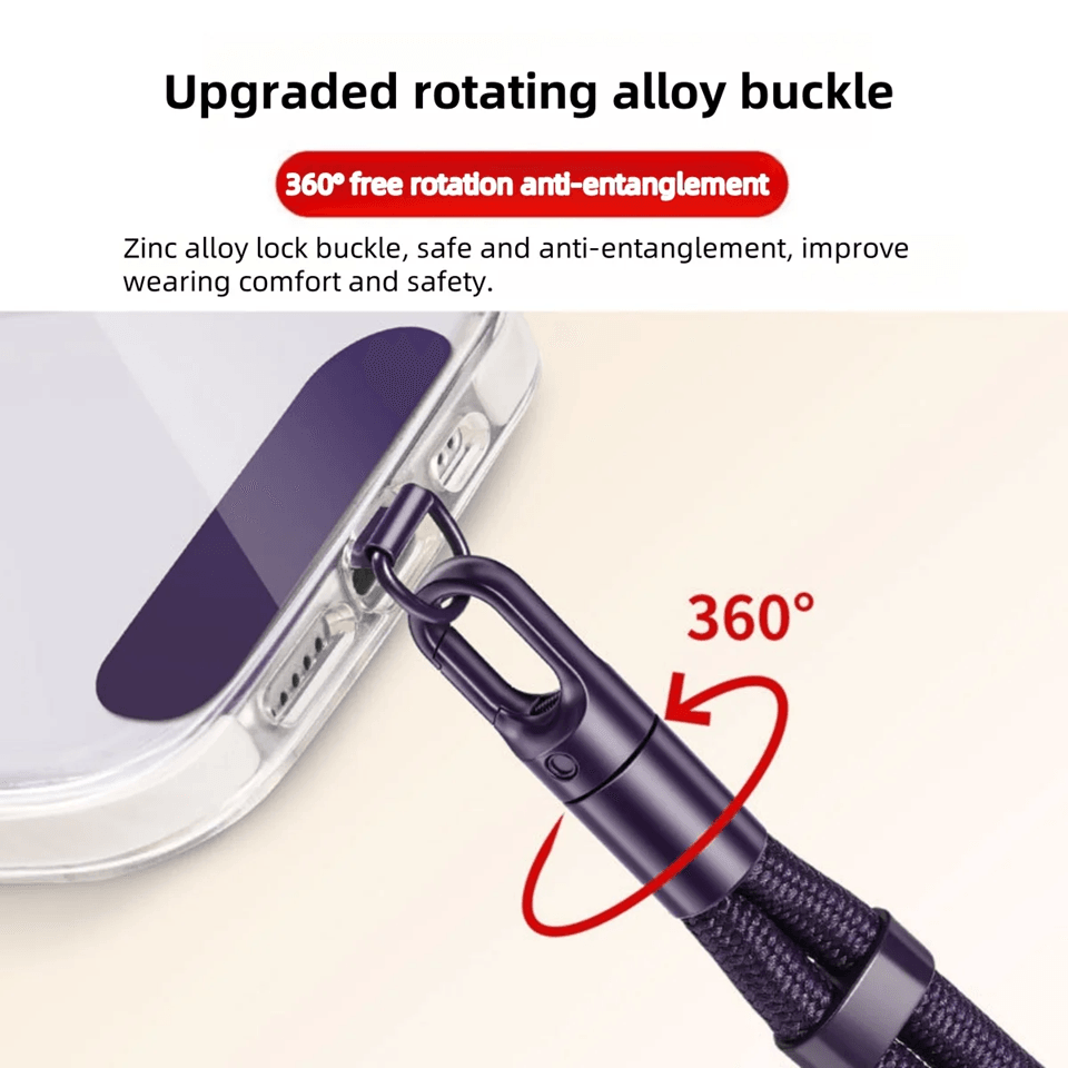 Universal Anti Drop Phone Lanyard Strap Adjustable Crossbody Neck Phone Holder