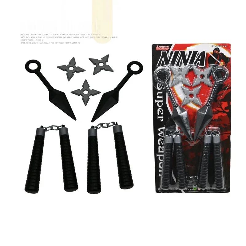 NinjaStrike Kids Ninja Costume Toy Set With Daggers and Darts