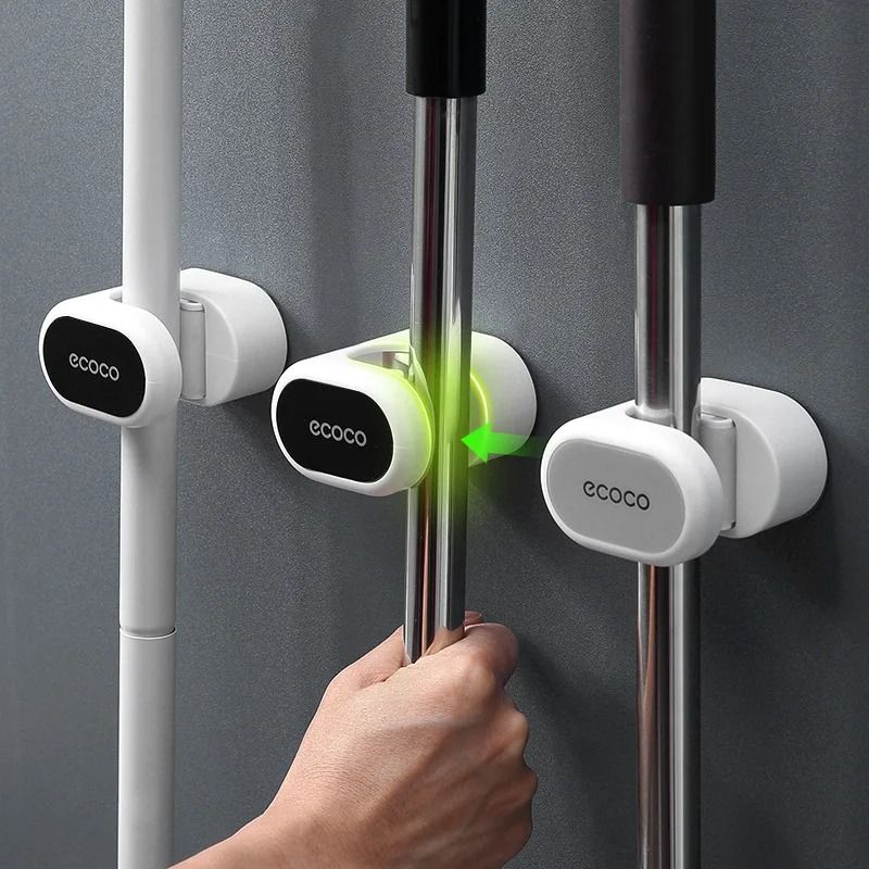 Wall Mounted Mop & Broom Rack Holder