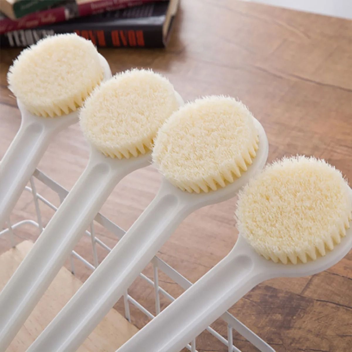 Japanese Long Handle Bath Brush Soft Bristle Back Scrubber