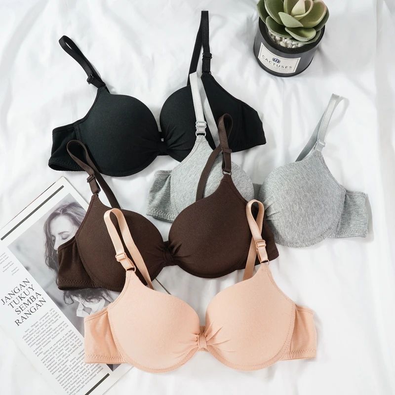 SilhouetteBoost Deep V Backless Push-Up Bra – Sexy Underwire Padded Cotton Support