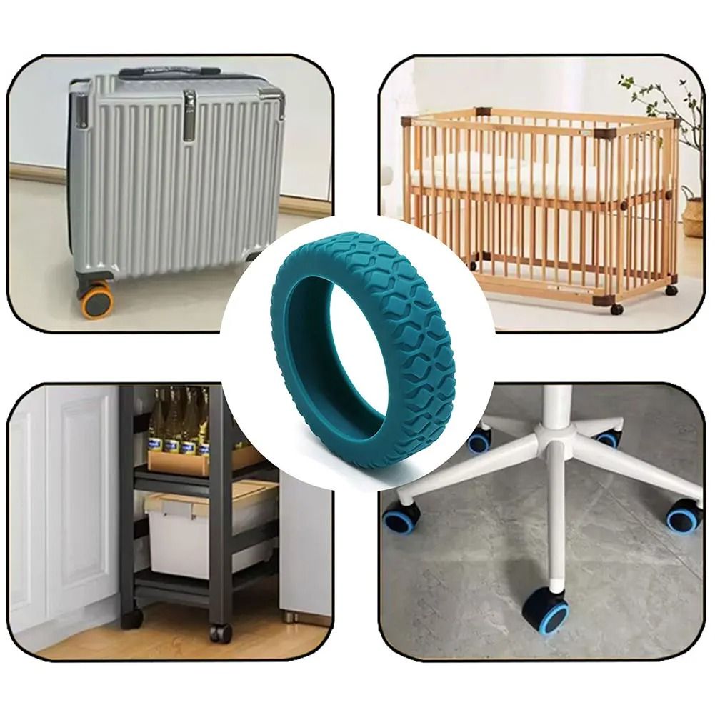 Silicone Luggage Wheel Covers – Noise Reducing and Protective Travel Wheel Guards