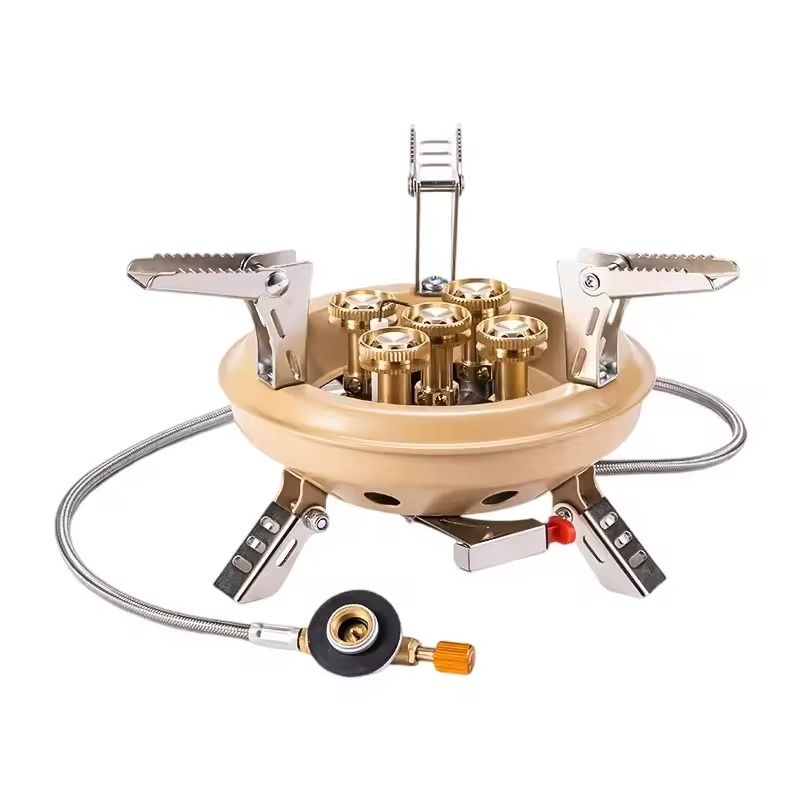 BRS-201A 16000W High Power Camping Gas Stove – Windproof Propane Burner with Piezo Ignition