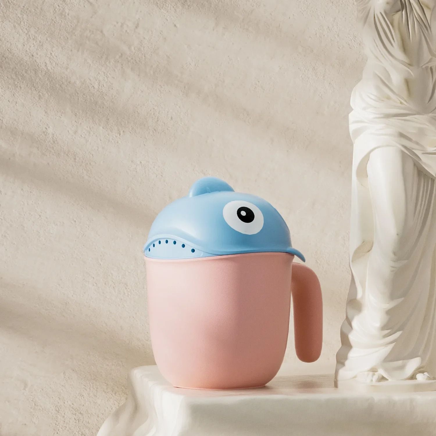 Cartoon Shark Kids Bath Shower Rinse Cup