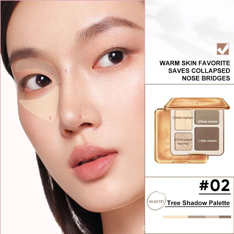 Natural Finish Highlighter and Contour Palette