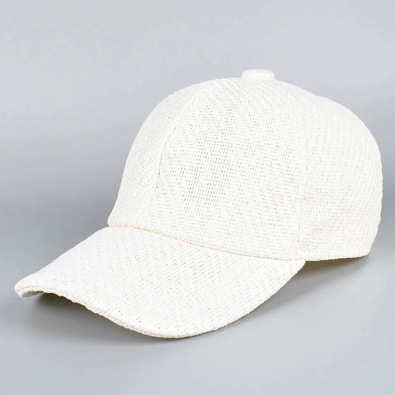 Straw Mesh Baseball Cap & Hybrid Sun Hat
