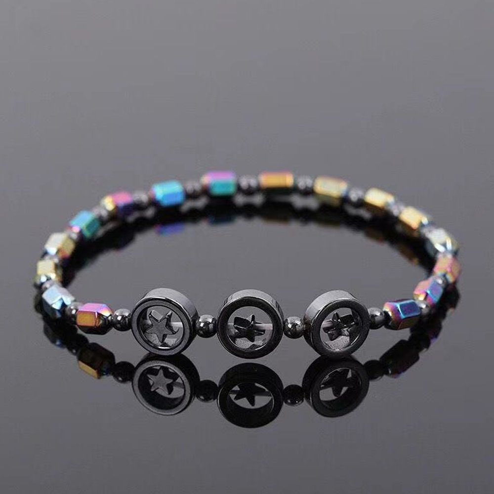 Magnetic Therapy Obsidian Anklet