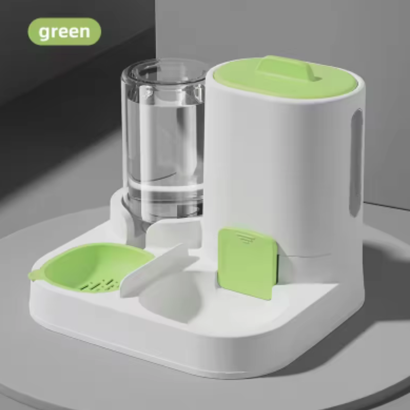 Pet Water Dispenser, Cat Bowl, Smooth Food & Water Supply Dog Bowl, Cat Feeding Water Feeder
