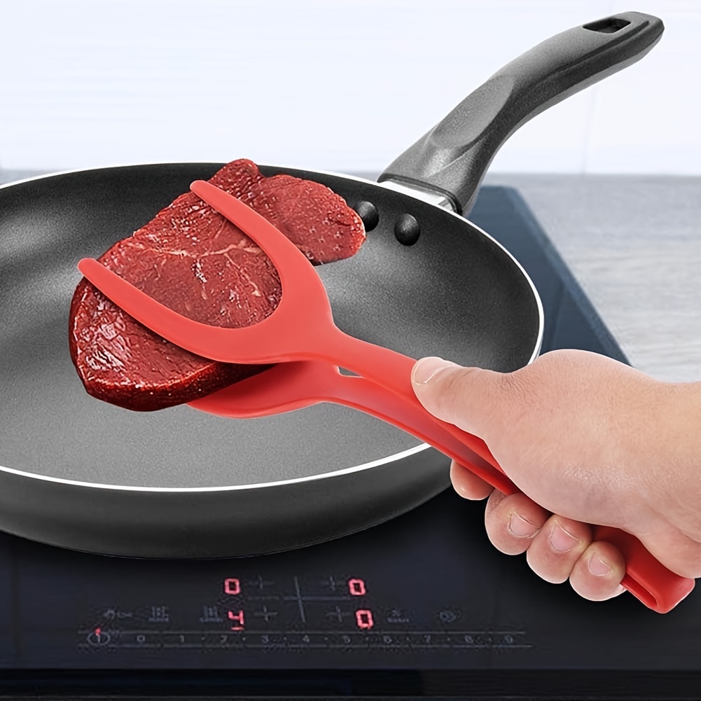 Silicone Egg Flipper Spatula Tongs The Ultimate Non Stick Kitchen Turner