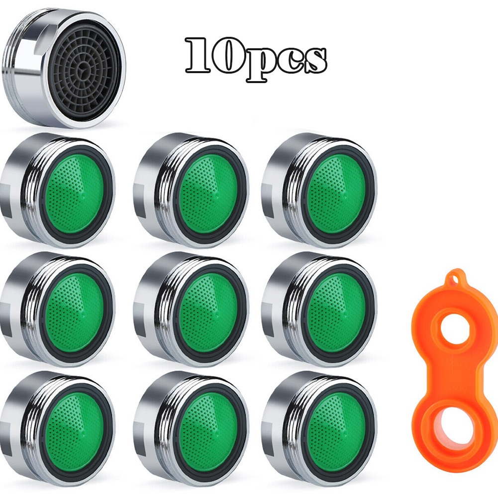Universal Faucet Aerator Set Pack Water Saving Tap Filter for Kitchen Bathroom