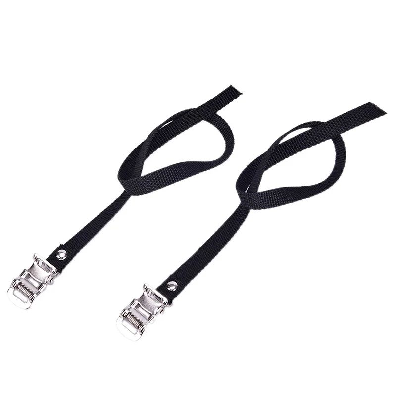 Adjustable Bike Pedal Straps for Cycling & Spin Bikes, Non-Slip Toe Strap Pair