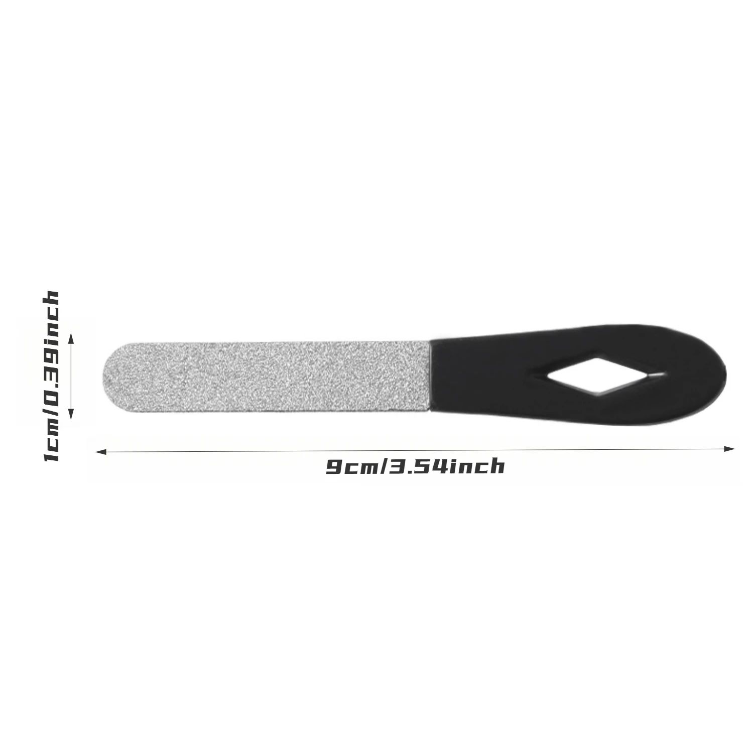 SteelEdge Pro Stainless Steel Nail File – Double-Sided Heavy-Duty Nail File with Sandblasted Finish