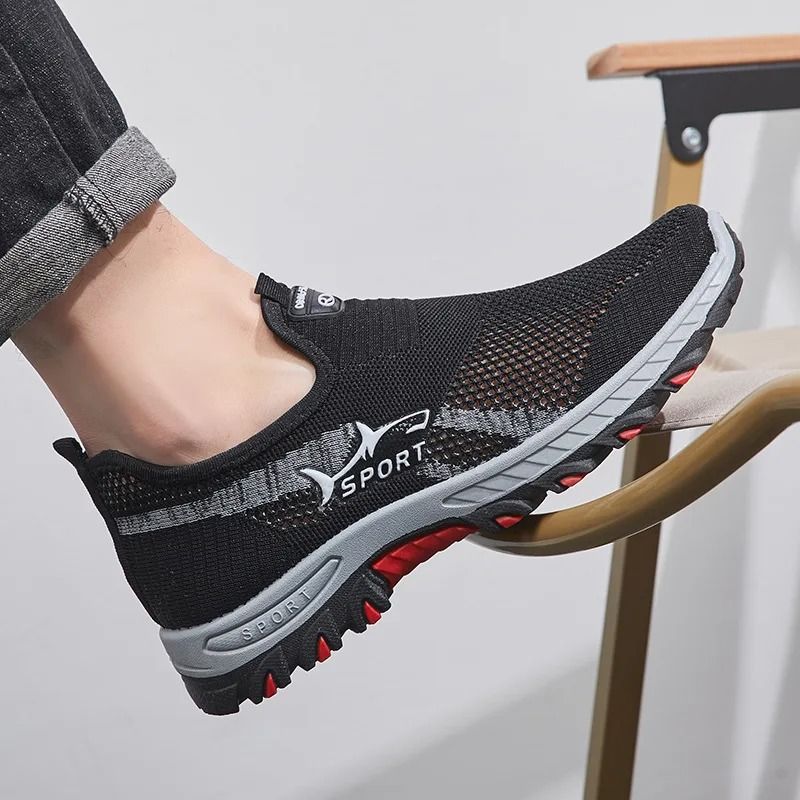 Mens Summer Mesh Sneakers Lightweight Breathable Casual Walking Shoes
