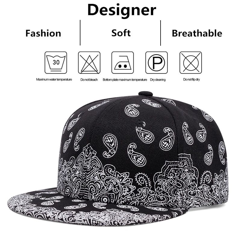 West Coast Cashew Flower Snapback Baseball Cap