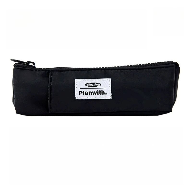 Slim Canvas Pencil Holder and Precision Notebook Interface with Adjustable Elastic Band