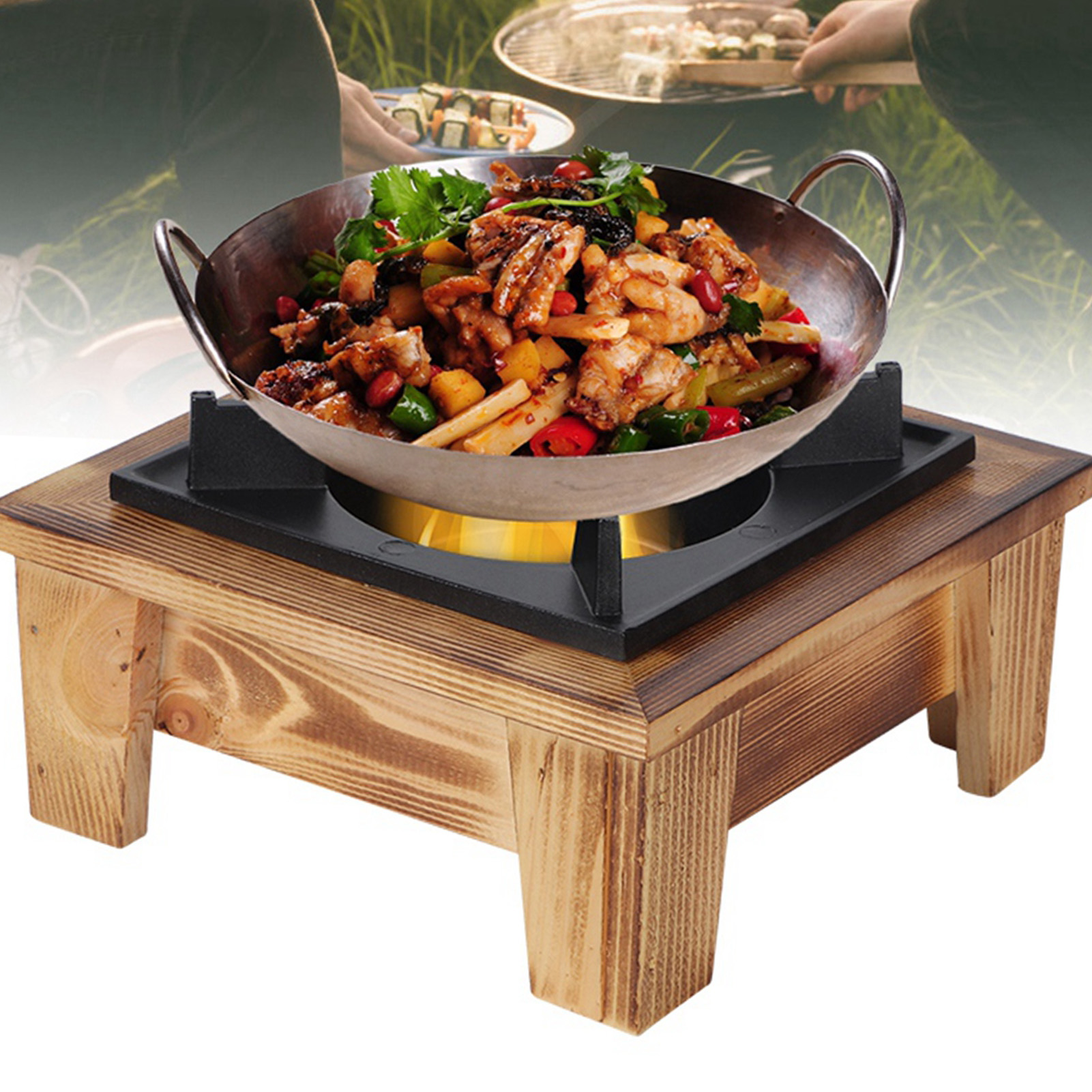 Portable Alcohol Camping Stove Compact portable barbecue stove for Outdoor Cooking & Picnic Use