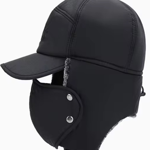 Winter Warm Thickened Artificial Fur Baseball Hat for Skiing, Soft Cold Weather Hat for Men and Women