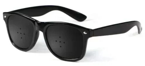 Unisex Pinhole Vision Glasses for Eye Strain Relief and Focus Training