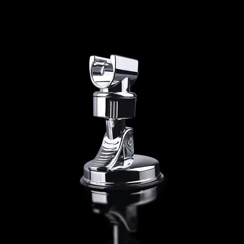 Adjustable Suction Cup Shower Head Holder and Bathroom Rack
