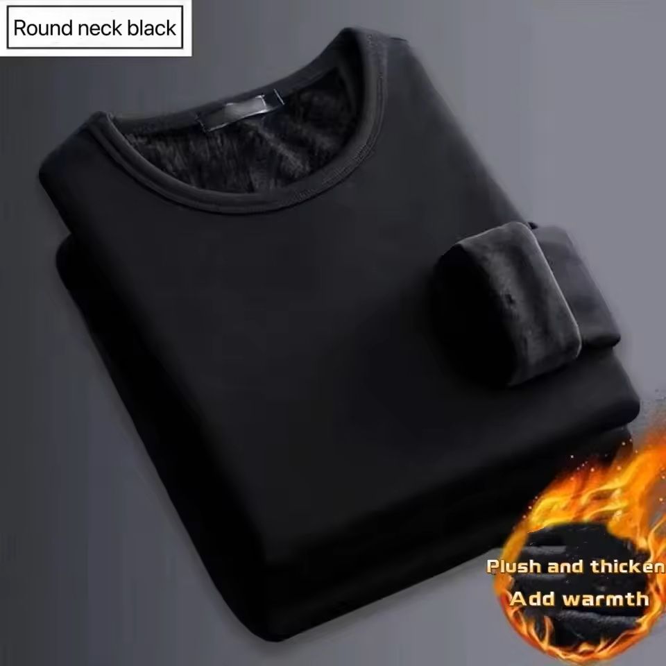 Men's Winter Thermal Fleece Long Sleeve Shirt