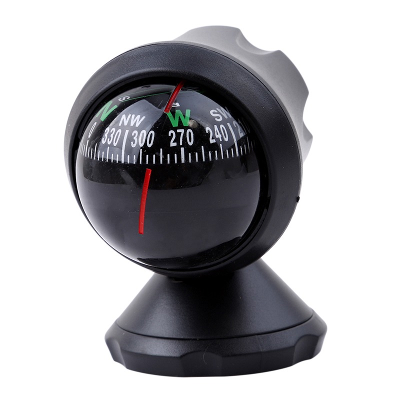 Rotating Car Compass with Suction Mount Dashboard Navigation Compass