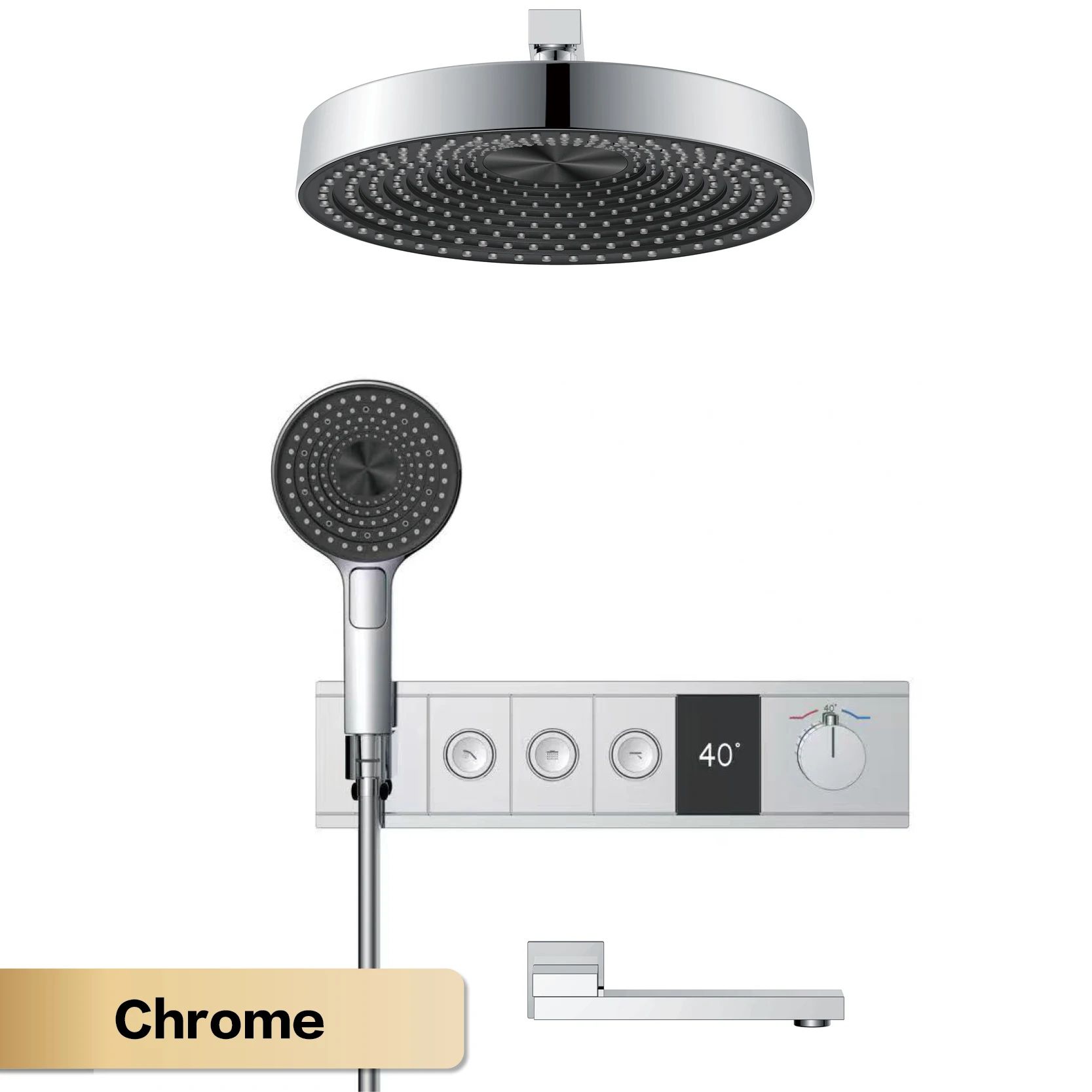 Luxury LED Multi Function Shower System