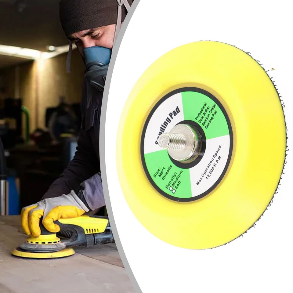 Quick-Change Polishing Pad Thread Adapter for Angle Grinder | M6/M8 Backer Pad Holder for Sanding & Buffing Discs