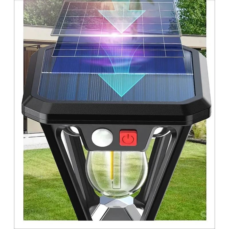 Solar Motion Sensor Outdoor Light Waterproof for Garden and Porch