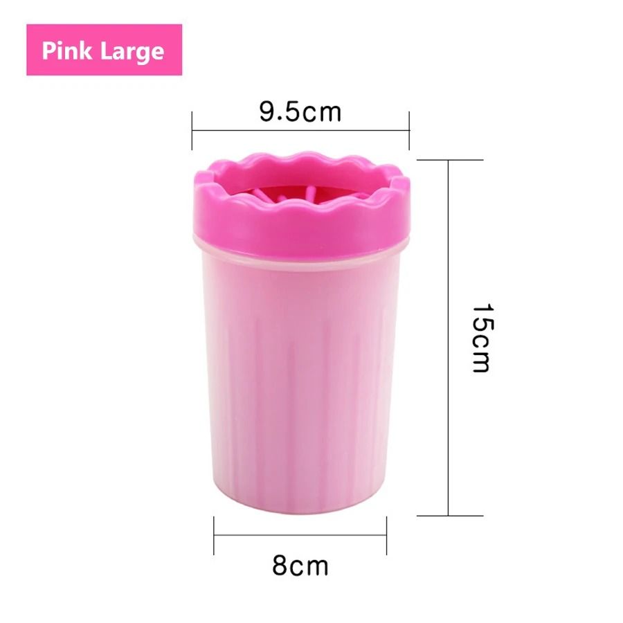 Pet Paw Cleaning Cup with Soft Silicone Brush