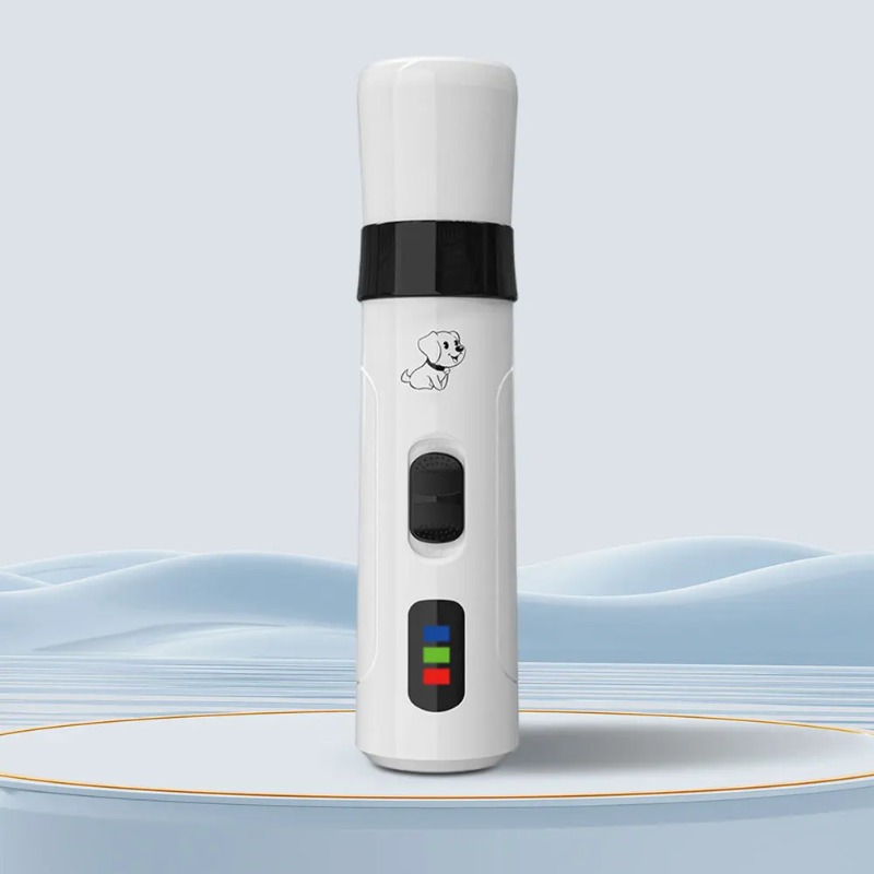 Rechargeable Painless Pet Nail Grinder, Electric Grooming Tool for Dogs Cats, Quiet Operation, Gentle Nail Trimmer