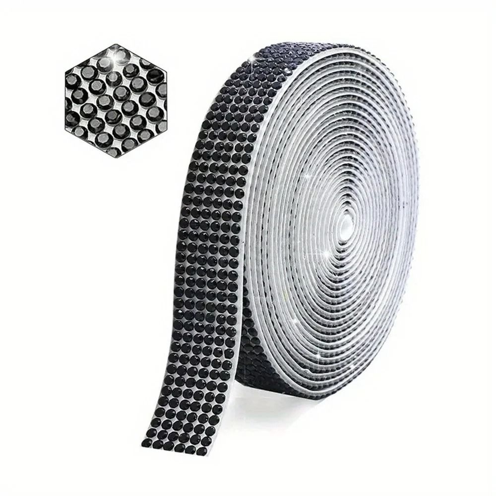 Self-Adhesive High-Fidelity Crystal Rhinestone Ribbon Trim Tape