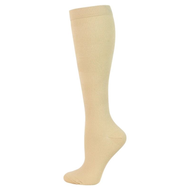 Medical Calf Compression Stockings Knee High Open Toe Pressure Socks
