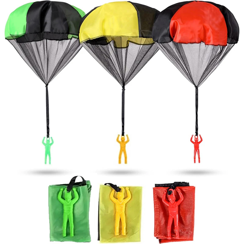 Outdoor Flying Parachute Toys for Kids Tangle-Free Parachute Gift for Boys and Girls