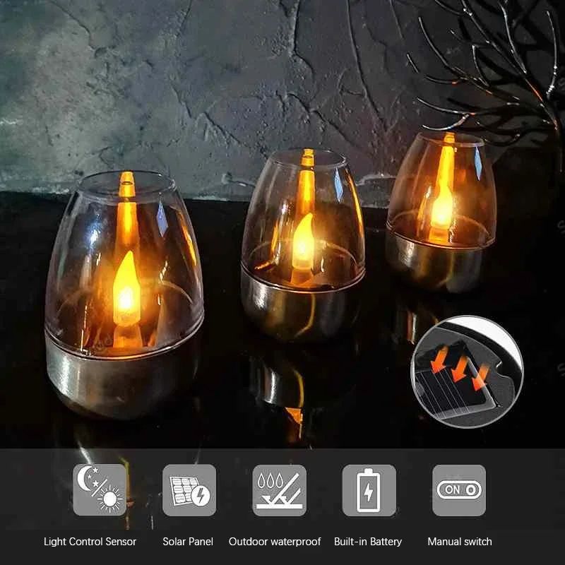 Solar LED Flameless Candle Light