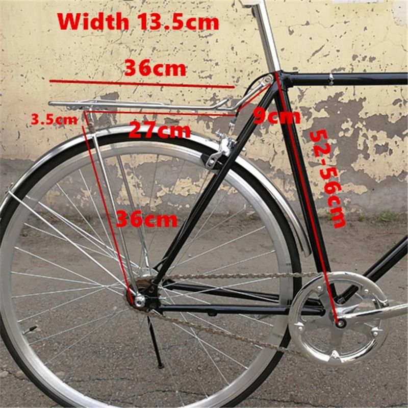 Bicycle Luggage Carrier Rear Rack 27 Inch Cargo Rack Tail Storage Bracket