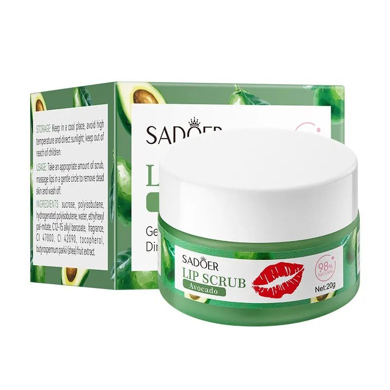 Fruit Series Strawberry Lip Scrub – Revitalizing Dead Skin Removal & Brightening Therapy