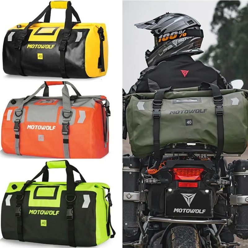 Waterproof Motorcycle Tail Bag 40L 66L for KTM BMW Yamaha Touring