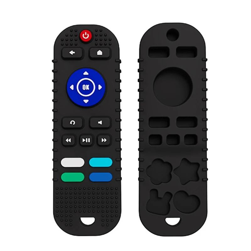 Silicone Baby Teething Toy BPA Free Remote Control Chew Teether