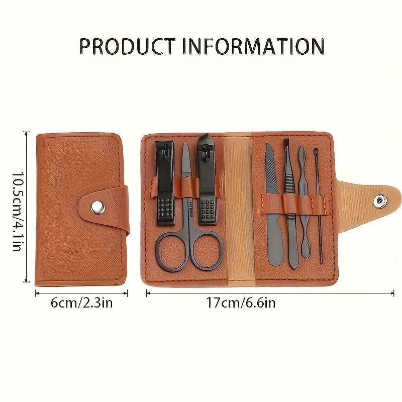 Stainless Steel Grooming Set – High Carbon Concave Blade Clipper with Travel Case