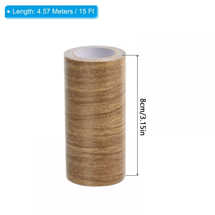 Self-Adhesive Wood Grain Repair Tape – Waterproof PVC Furniture Patch & Decor Strip