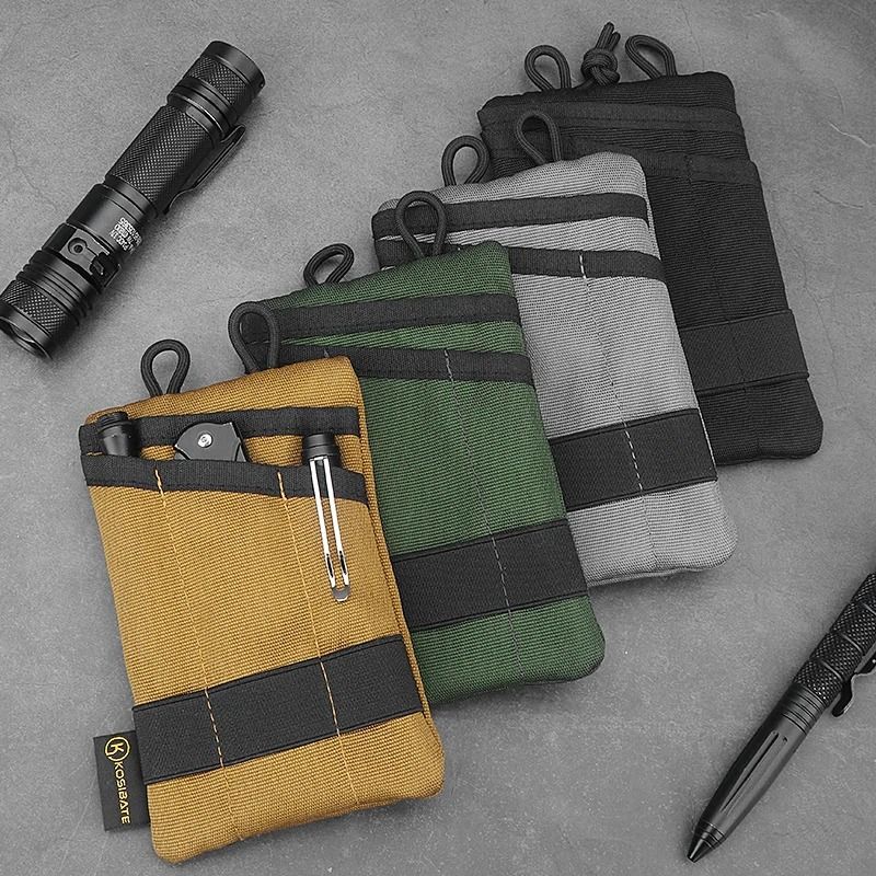 Tactical Molle EDC Pouch and Compact Utility Wallet