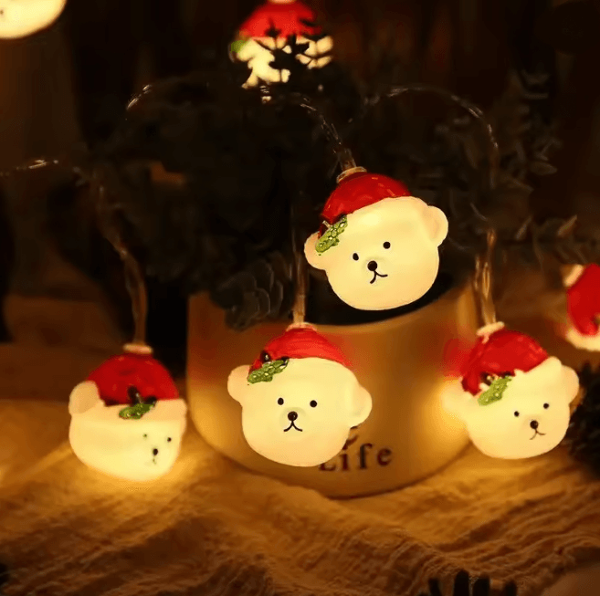 Christmas LED Character Garland Lights