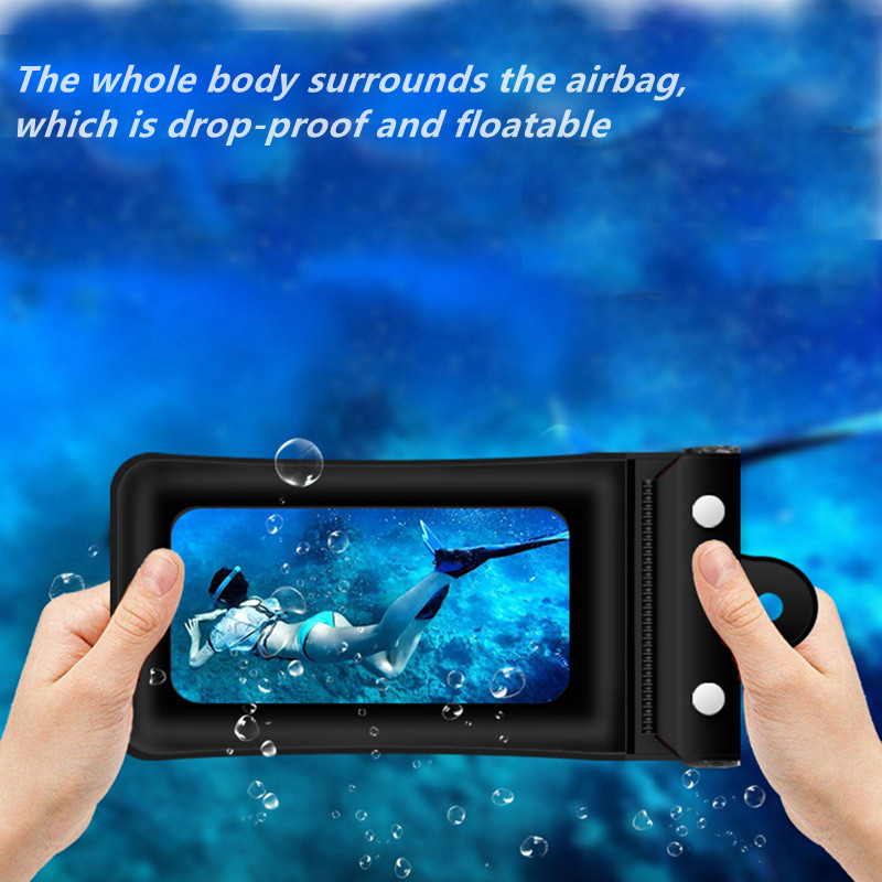 Universal Mobile Phone Cover Waterproof Case PVC Swimming Protective Bag
