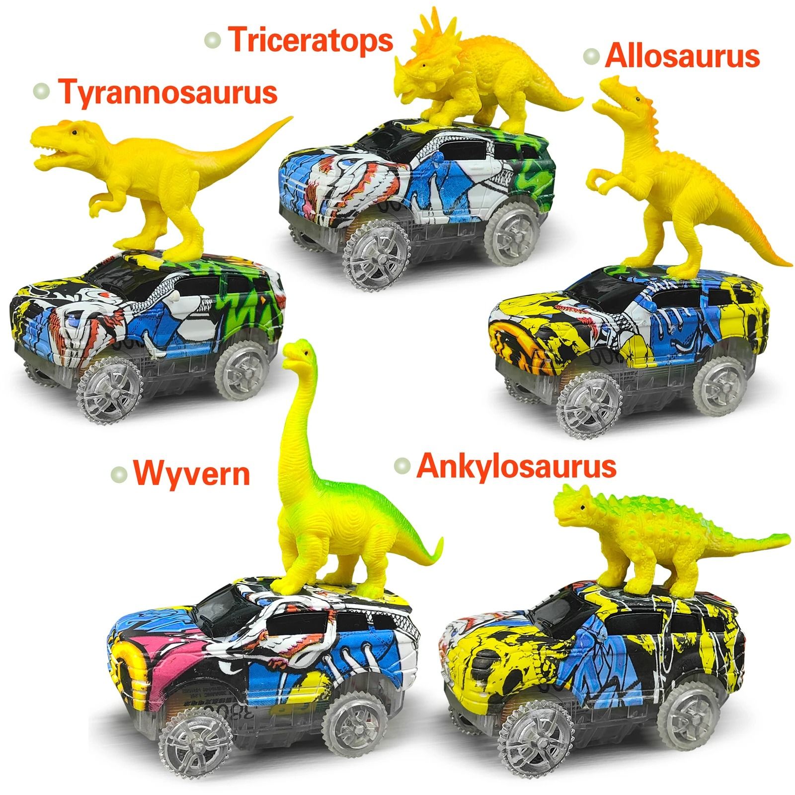 Magic Climbing Electric Dinosaur Railway Toy Set