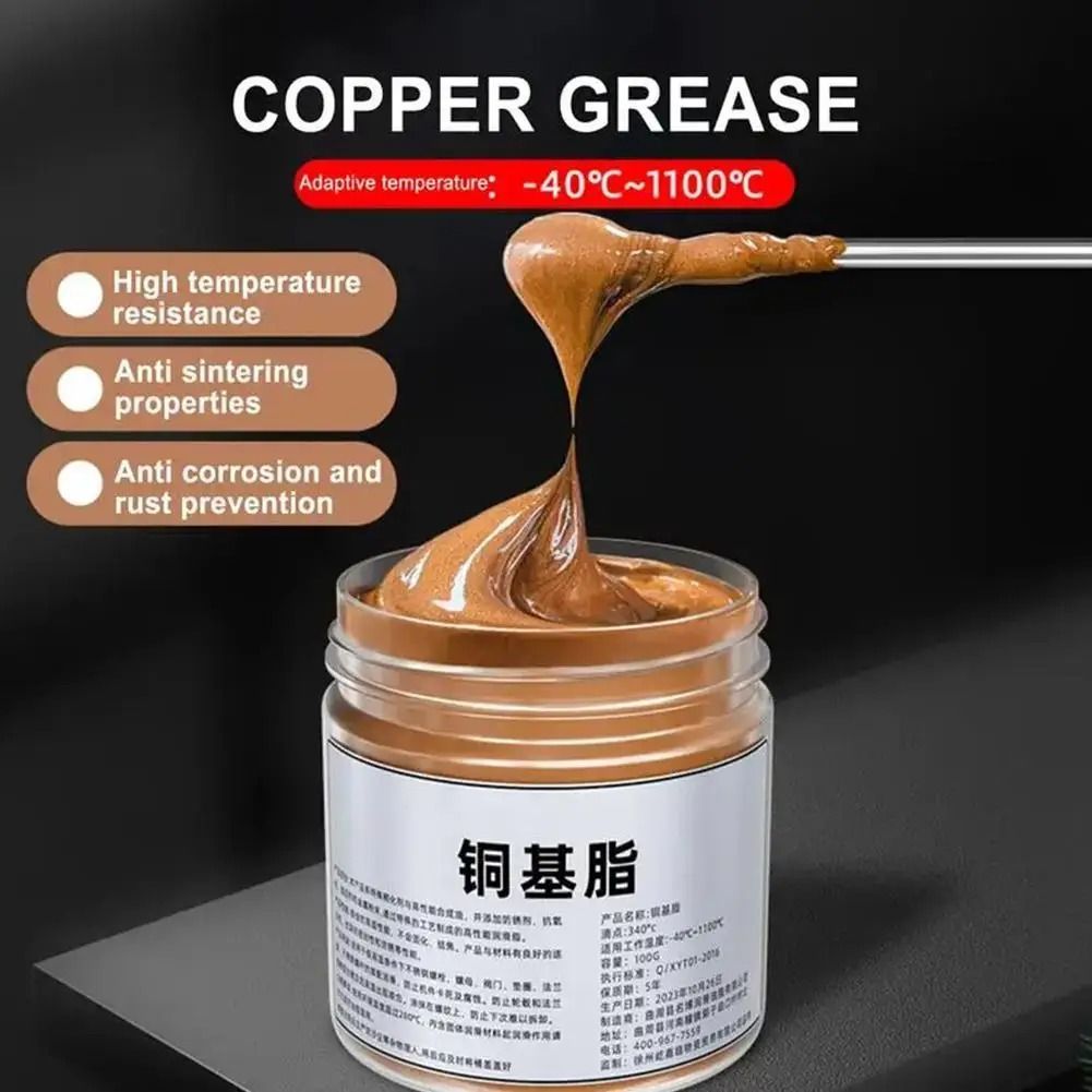 Copper Grease Anti Seize Lubricant High Temperature Brake Thread Protection Paste
