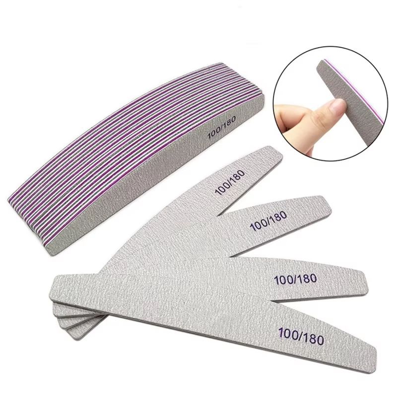 ProStyle Double-Sided Nail Files 100/180 Grit – Reusable Manicure Set