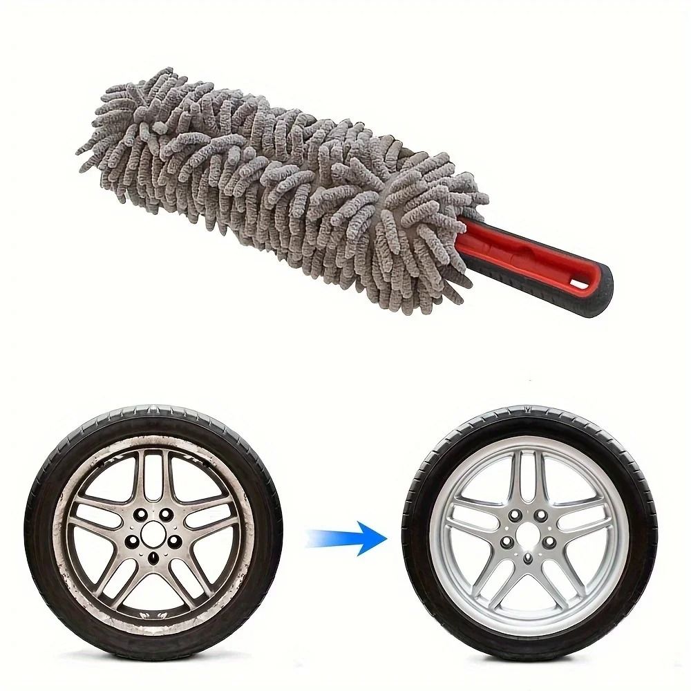 Car Wheel Cleaning Brush Scratch Free Auto Detailing Tool