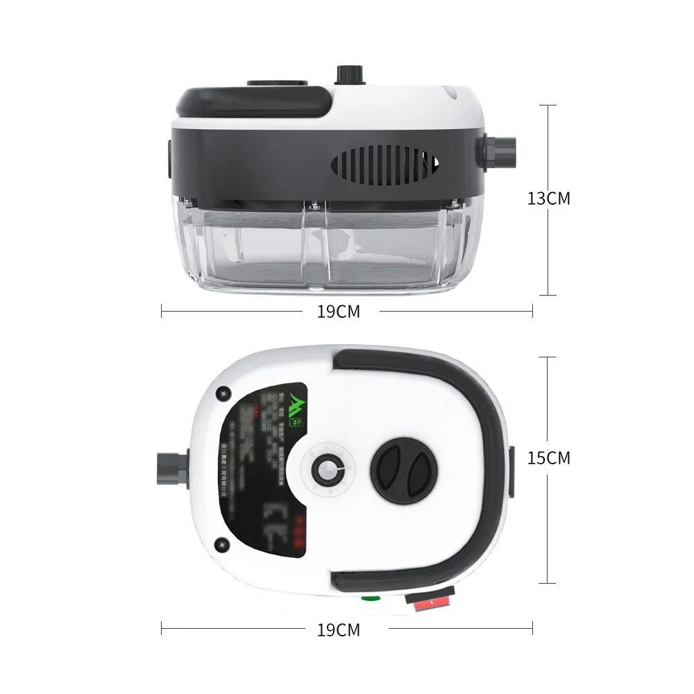 Portable Handheld Steam Cleaner High Temperature Pressurized Steam Cleaning Machine with Brush Heads for Kitchen, Car
