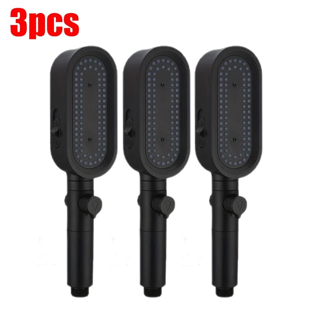 3 Modes Powerful Handheld Shower Head Anti-Clogging and Anti-Limescale Flexible Bath Head