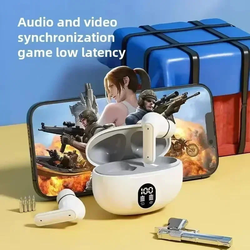 TWS Gaming Earbuds Bluetooth Earbuds with Mic and Deep Bass